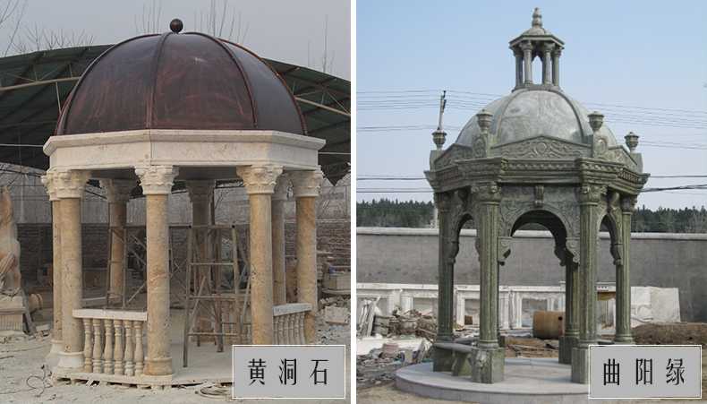 歐式景觀亭子，石雕大理石亭子，河北涼亭廠家