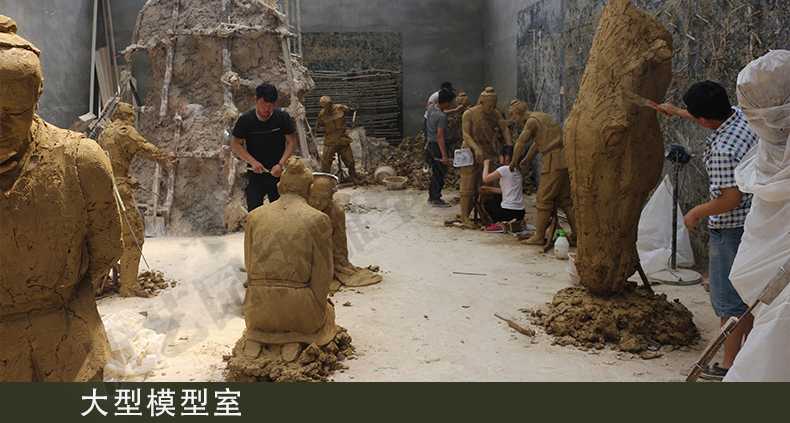 銅雕塑模型室，銅雕塑模型